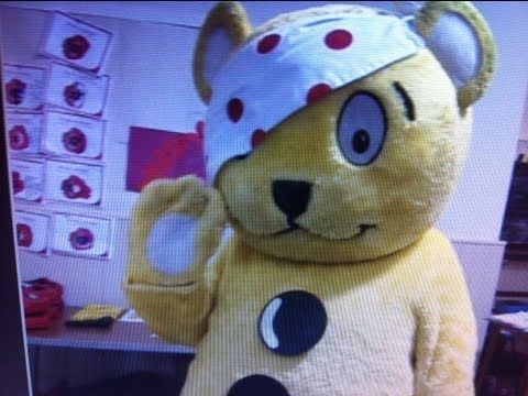 Pudsey visits Liverpool for Children in Need