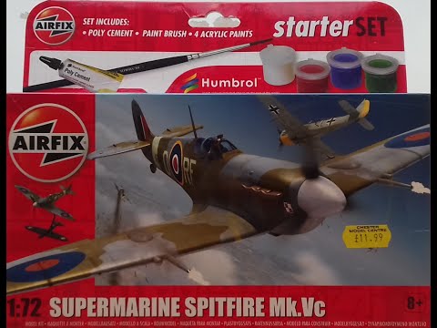 WHATS IN THE BOX? AIRFIX 1/72; Supermarine Spitfire Mk.Vc, KIT REVIEW No 1