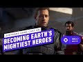 Avengers Video Game Cast Got Physical Performing Superhero Action Scenes - Comic Con 2019