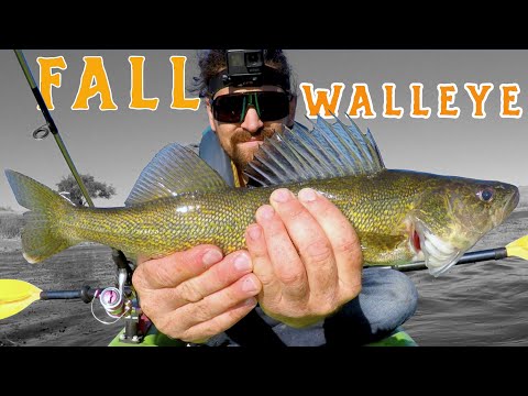 Walleye Smack DOWN! Late Fall Fishing In A Hidden Lake