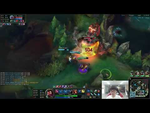 SKT T1 Faker Stream   Graves vs Lee Sin   JUNGLE 4