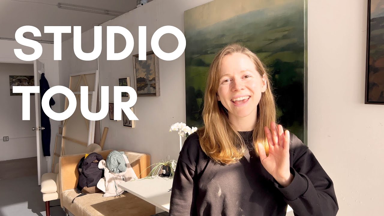 Art Studio Tour | Tour my new art studio in San Francisco