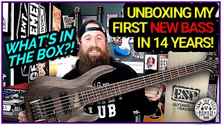 Video thumbnail for Unboxing my first NEW BASS in 14 years! [ESP LTD B-205SM Reaction/Review] by TankTheTech