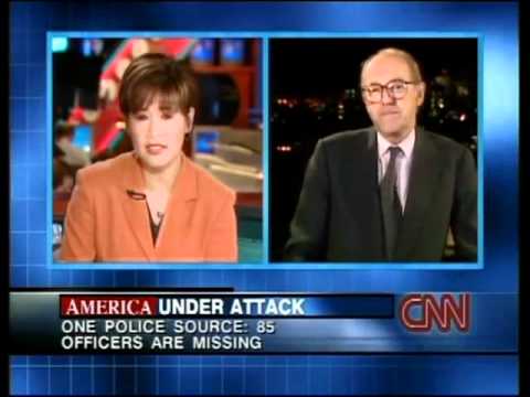 CNN 9/11 LIVE TV Coverage (9/12/01) 5:30 A.M - 5:45 A.M