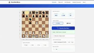 Best Free Chess Calculator & Next Move Solver (Stockfish 16 Analysis)