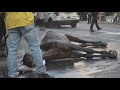 Horse recovering after collapsing on NYC street