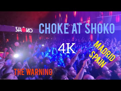 The Warning - Madrid - Choke - 4K - Live - 6/16/23 #thewarningrockband #livemusic #fyp #martintc