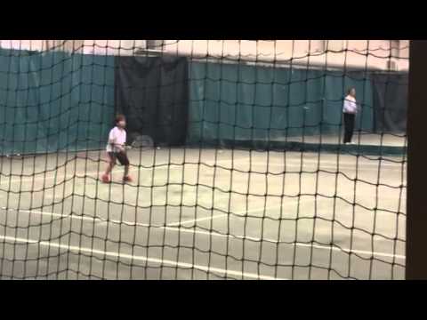 Ilya tennis practice