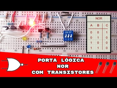 NOR LOGIC GATE FROM TRANSISTORS - DIGITAL ANALOGIC ELECTRONICS #02