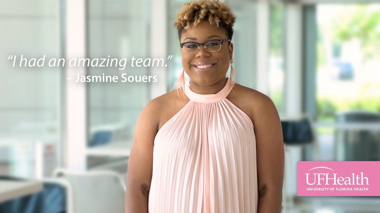 Video preview image: Video: Bharti Jasra, MD discusses how she and a multidisciplinary team helped Jasmine Souers navigate a breast cancer diagnosis and treatment.