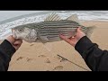 First Surf Striper Of The Year And A NEW PB NorCal Surf Fishing