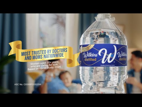 Wilkins Distilled. Trusted Water For Your Family.