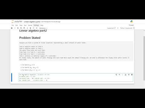 Data Science Using Python Linear Algebra Part 2
