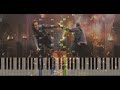Nicholas Hooper Fireworks Synthesia Piano Tutorial