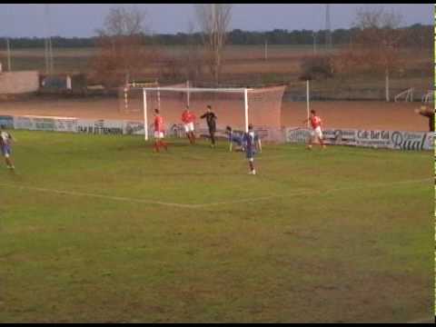 Peri reclama penalty (CD Miajadas 1-0 Extremadura UD)