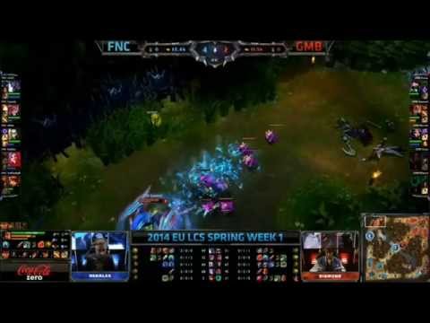 Rekkles double kill and escape   So Amazing FNC vs GMB