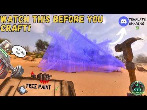The Template Hammer Is A Builders Dream In ARK Ragnarok Ascended!