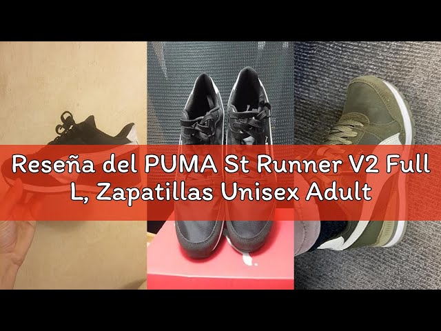 Vídeo relacionado con PUMA Unisex ST Runner v2 Full L Sneakers, Puma White-Puma White, 44.5 EU