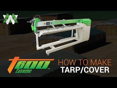 Jak vyrobit plachtu nebo kryt pomocí svařování za tepla - T600 Extreme 