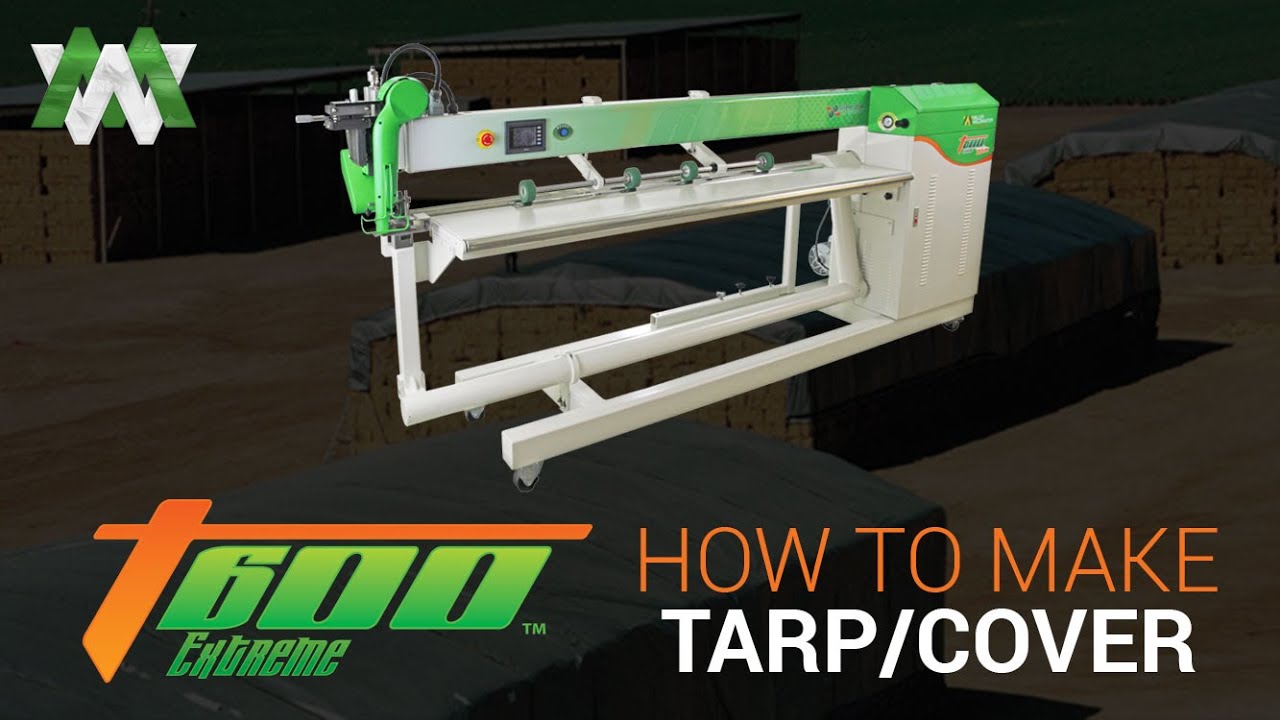 How to make a Tarp / Cover with Hot Wedge Welding