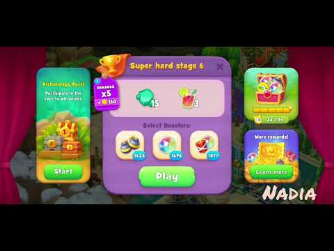 Gardenscapes 13266🥀. Golden Cups. Stage 1-10