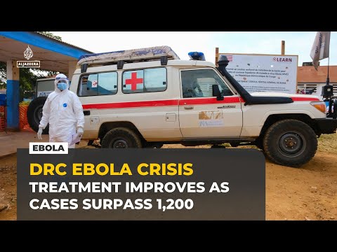 Ebola treatment improves in eastern DRC as cases surpass 1,200