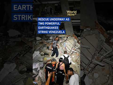 Rescue underway as two powerful earthquakes strike Venezuela #worldnow