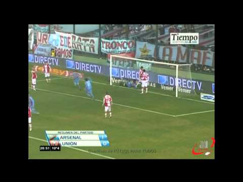 GOL EN CONTRA LIMIA - ARSENAL 1 - UNION 0 (03 08 2012) PRIMERA FECHA