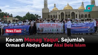 Kecam Menag Yaqut, Sejumlah Ormas di Abdya Gelar Aksi Bela Islam | Opsi.id