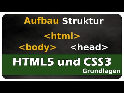 Let's Learn HTML5 und CSS3 #01 - Aufbau und Struktur einer HTML-Datei - Notepad++