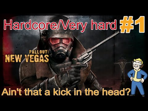 Fallout: New Vegas (Blind) - VERYHARD (MAX) - HARDCORE MODE - Part 1 - Ain't that a kick in the head