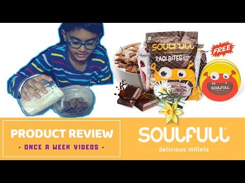 SOULFULL | Healthy Millet Snack |DELICIOUS VANILLA N CHOCO RAGI BITES