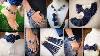 Fancy!! Jewelry Making From Old Jeans  Old Clothes