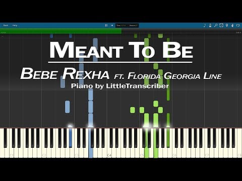 download lagu mp3 mp4 Bebe Rexha Meant To Be Piano, download lagu Bebe Rexha Meant To Be Piano gratis, unduh video klip Bebe Rexha Meant To Be Piano