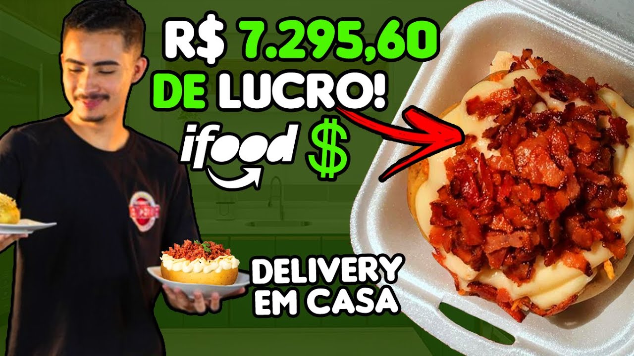 Como Eu ABRI Um Delivery De BATATA RECHEADA Em CASA e LUCREI R$7.295,60 Em 1 Mês - Delivery em 24H