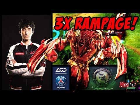 Ame, 3x RAMPAGE! - TI8
