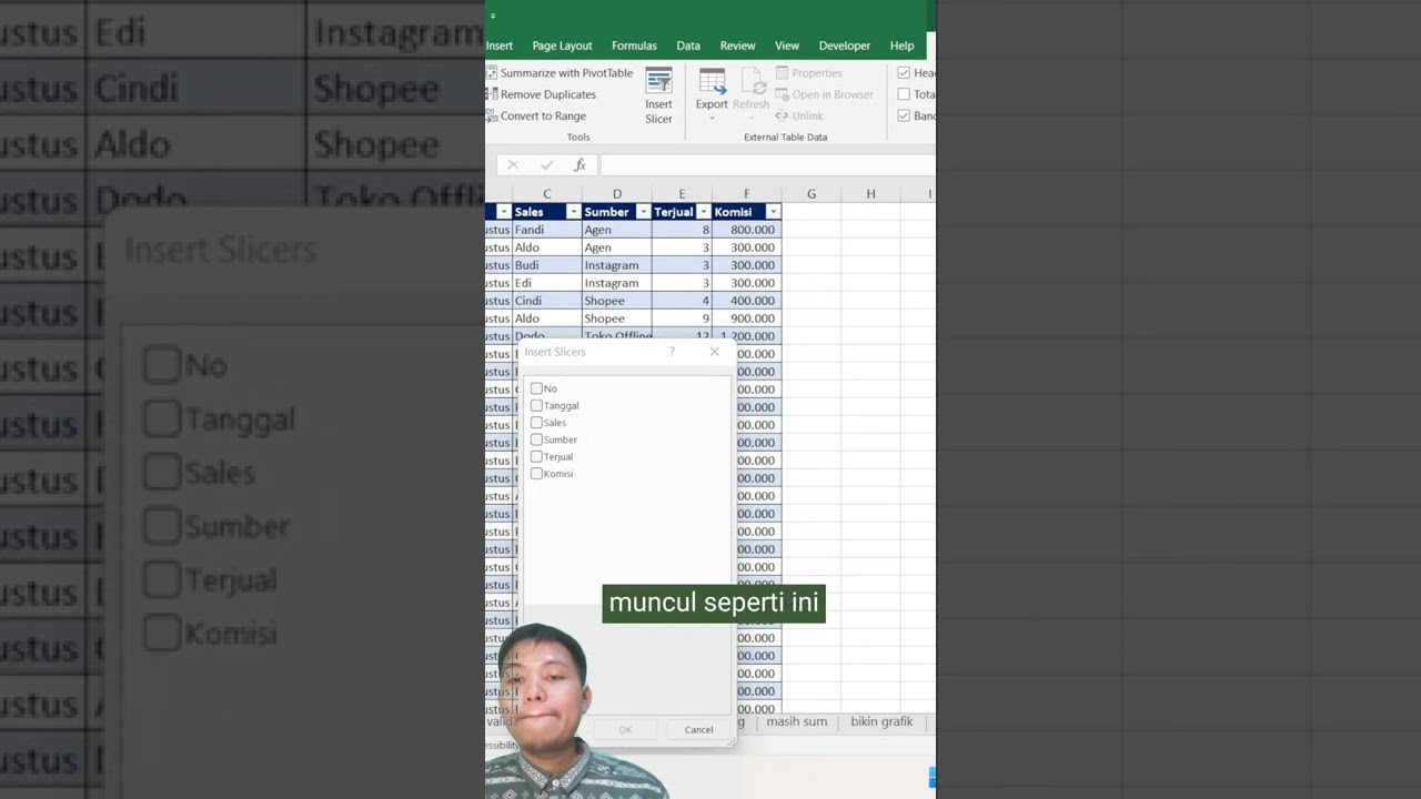 CARA BARU FILTER EXCEL - LEBIH CANGGIH #excel #tutorialexcel #lifehacks