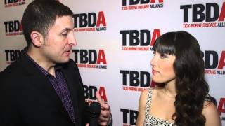 Olympian Angeli VanLaanen at the TBDA Masquerade Gala 2014