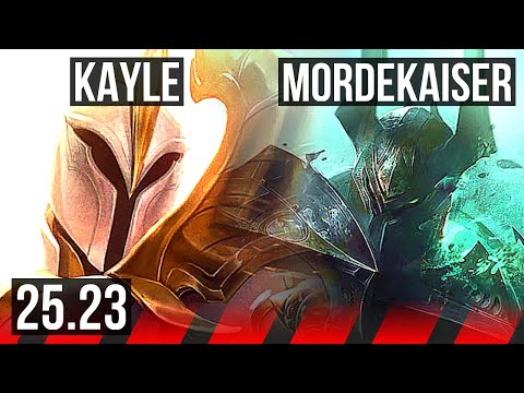 KAYLE vs MORDEKAISER (TOP) | EUW Master | 25.23