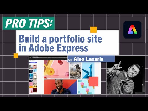 Pro-Tips: Build a Quick Portfolio in Adobe Express with Alex Lazaris