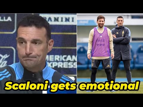 Scaloni emotional as he prepares for Messi's 'last' World Cup Qualifier game in Argentina
