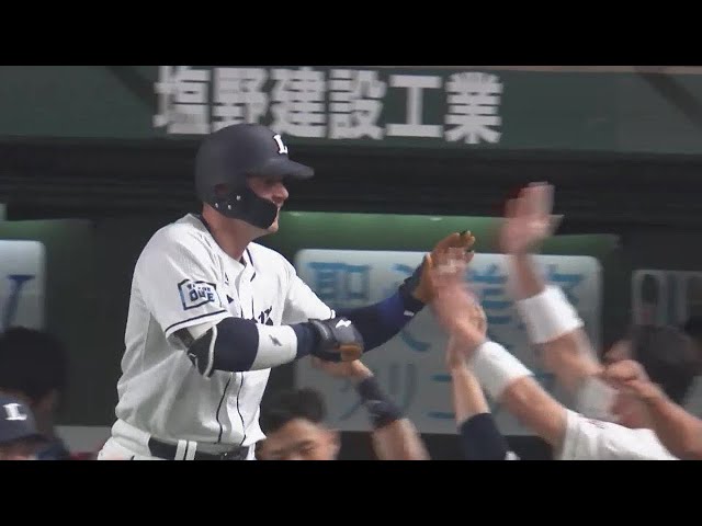 【9回裏】ライオンズ・オグレディ ライトへのソロホームランで1点差に迫る!! 2022年6月9日 埼玉西武ライオンズ 対 読売ジャイアンツ