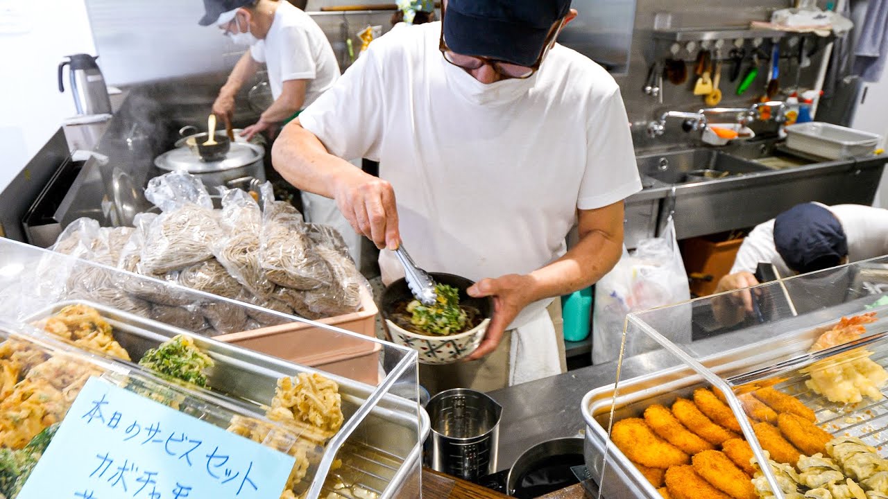 常連さんの胃袋をガッチリ離さない！！大衆そば屋の抜かりなし極みの一杯丨Soba Noodles in Tokyo