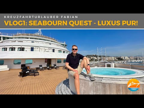 A luxury Mediterranean cruise on the Seabourn Quest with only 400 guests! First impressions - VLOG1