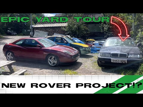 ANOTHER ROVER PROJECT?! - EPIC MG ROVER YARD TOUR (Project Nigel HQ)