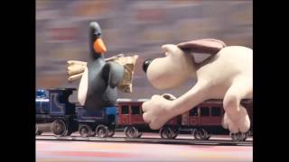Wallace and Gromit - The Wrong Trousers | The Train Chase (HD)