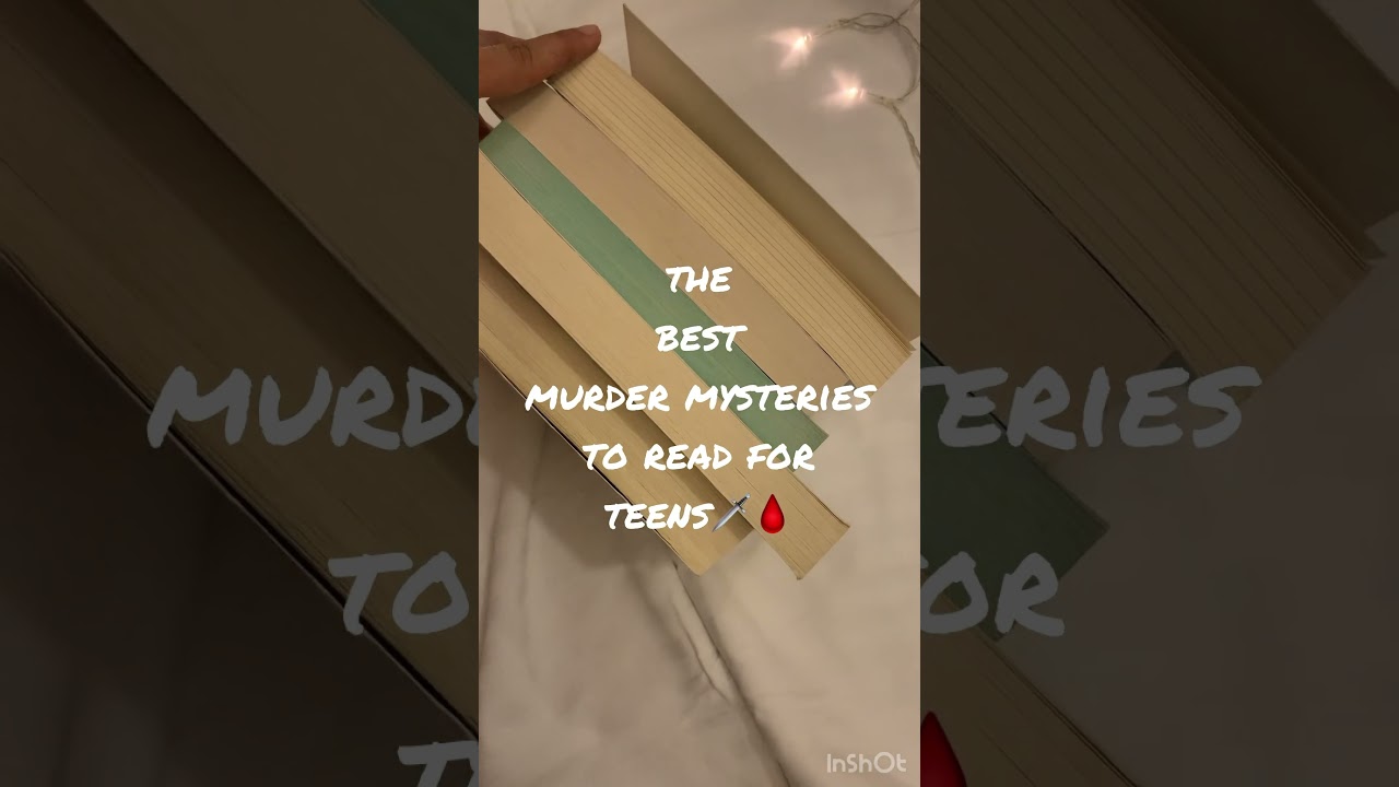 The best murder mysteries for teens📓📚🗡️🩸#booktube #books #mystery #bookrecommendations
