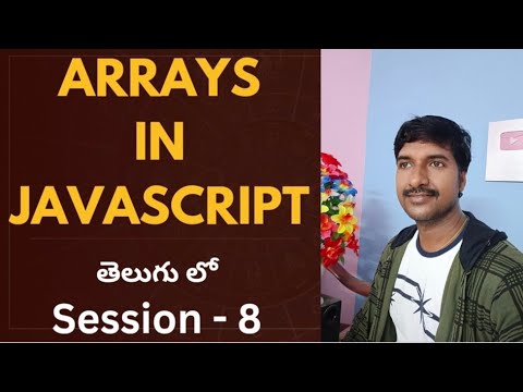 Array In Javascript Telugu Javascript Tutorial For Beginners Luckytechzone