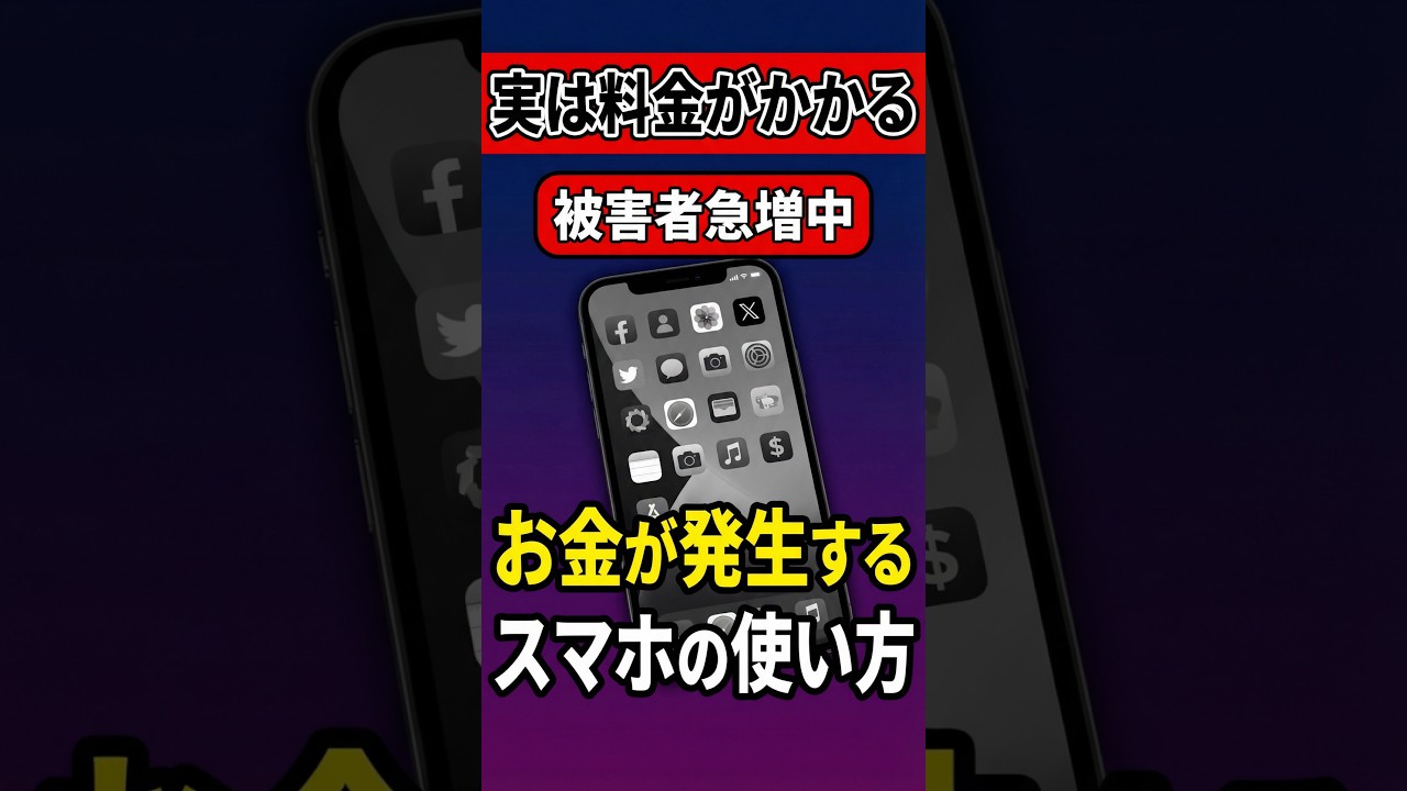 損するかも？知らない人多すぎ！実はお金がかかるスマホの使い方を紹介