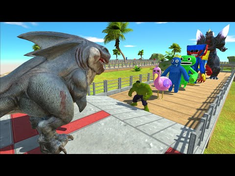 New Unit Megalodon Rex Oasis Death Run - Animal Revolt Battle Simulator